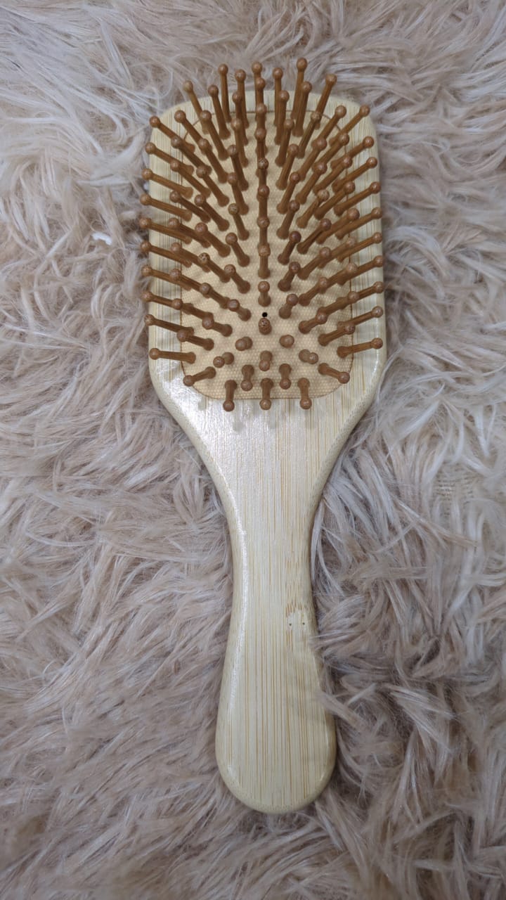 Bamboo hair brush